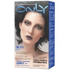 Стойкая краска-гель ESTEL ONLY 5/11, СВЕТЛЫЙ ШАТЕН ПЕПЕЛЬНЫЙ ИНТЕНСИВНЫЙ (125 мл)